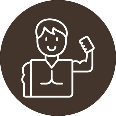 İş adamının vektör illüstrasyonu