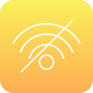 Wi-Fi simgesinin vektör illüstrasyonu