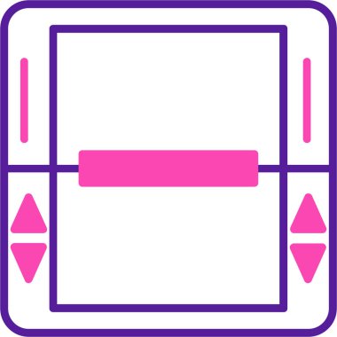 bayrak ikonu vektör illüstrasyonu