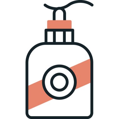 Sprey şişesinin vektör simgesi