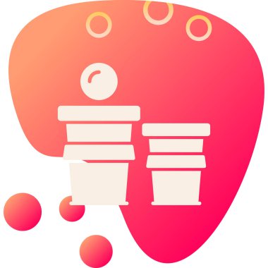 Pürüzsüz yemek tavuk eti simgesi