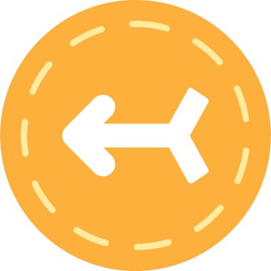 Ok. Web simgesi basit illüstrasyon