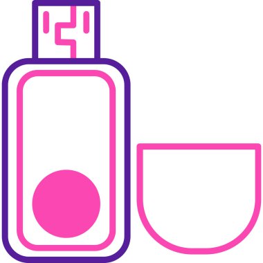 Parfüm. Web simgesi basit illüstrasyon