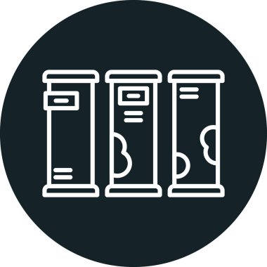 Modern ikon susuzluğunun vektör çizimi