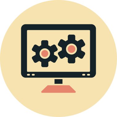 seo modern simgesinin vektör illüstrasyonu