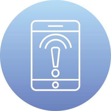 Telefon simgesinin vektör illüstrasyonu