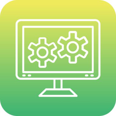 bilgisayar simgesi, vektör illüstrasyonu