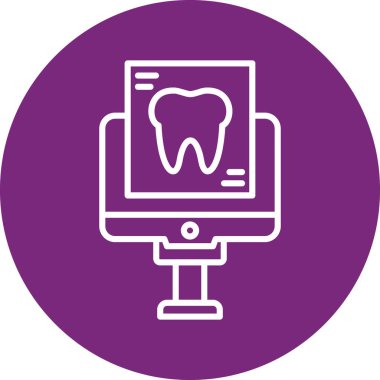 Modern simgenin vektör illüstrasyonu