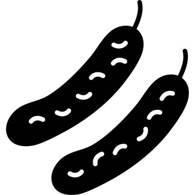 Çizgi film sosislerinin vektör çizimi