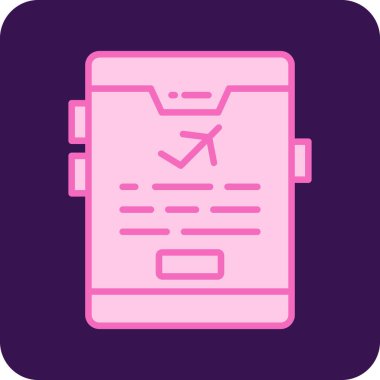 Pano simgesi vektör illüstrasyonu