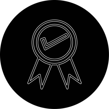 Madalya. Web simgesi basit tasarım