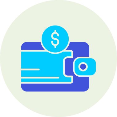 Dolar simgesi vektör illüstrasyonu