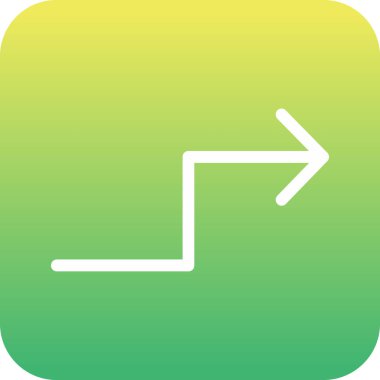 Arrow vektör simgesi illüstrasyonu