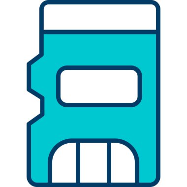 Modern simgenin vektör illüstrasyonu