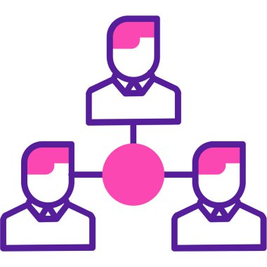 şebeke. Web simgesi basit illüstrasyon