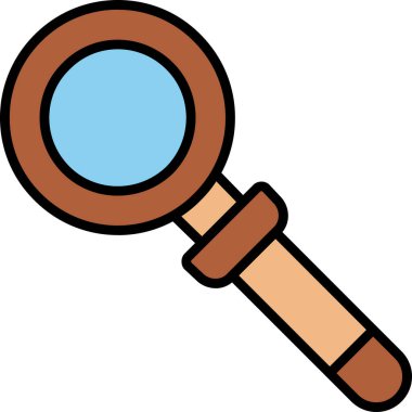 Cam ikon. Web için cam vektör simgelerinin basit çizimi