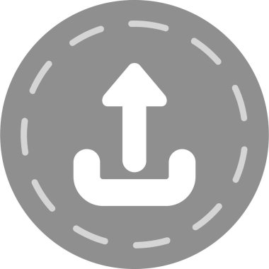 yön simgesi, vektör illüstrasyonu