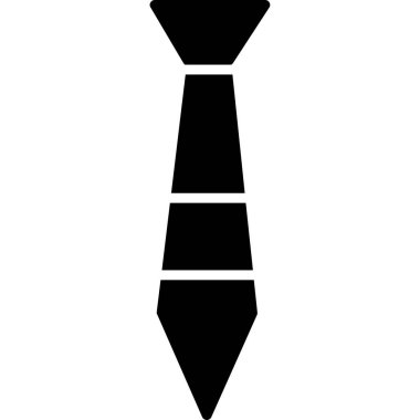 Kravat ikonu. vektör illüstrasyonu