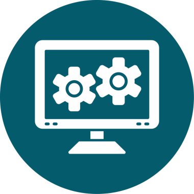 seo modern simgesinin vektör illüstrasyonu