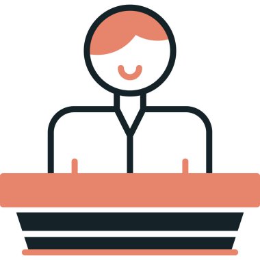 iş konferansı simgesi