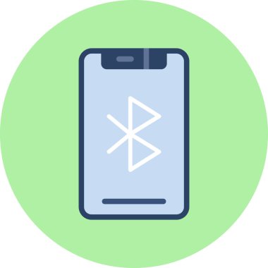 Bluetooth web simgesi, vektör çizim