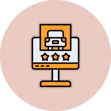 çevrimiçi anket renk vektör illüstrasyonu