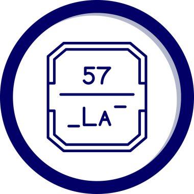 Bir 6 6 'nın mavi simgesinin vektör illüstrasyonu