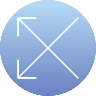 Modern simgenin vektör illüstrasyonu