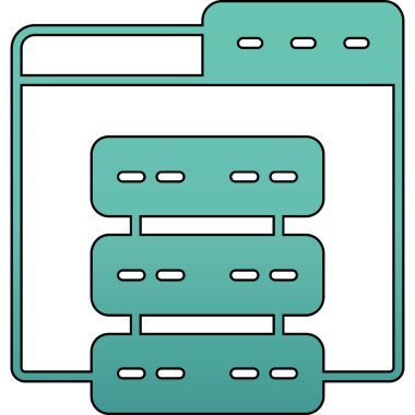 abacus ikon vektör illüstrasyonu