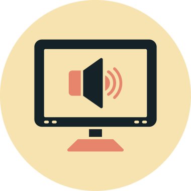 Müzik simgesinin vektör illüstrasyonu