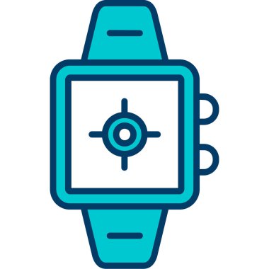 Kolayca düzenleyebilen akıllı saat vektör simgesi