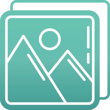 Modern simgenin vektör illüstrasyonu