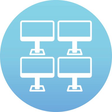 Seo simgesinin vektör illüstrasyonu