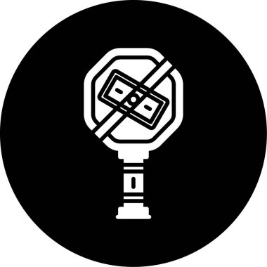 Lambanın vektör illüstrasyon simgesi, ampul