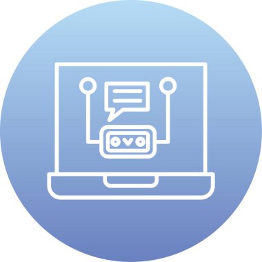 Modern b 'nin vektör illüstrasyonu eksik simgesi