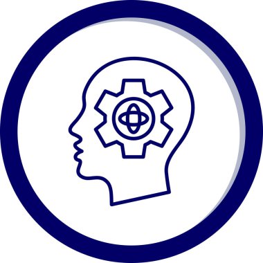 dişli simgesinin vektör illüstrasyonu