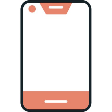 Smartphone Simgesi, vektör illüstrasyonu