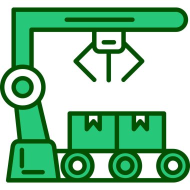 vinç simgesi vektör illüstrasyonu