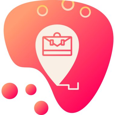 Kağıt haritalı konum pin konumu vektör simgesi kavramı