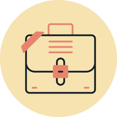 Modern b 'nin vektör illüstrasyonu bavul simgesinden yoksun