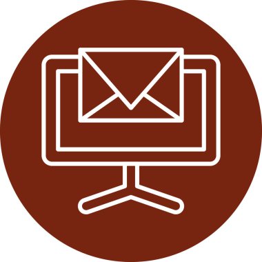 e- posta simgesi, vektör illüstrasyonu