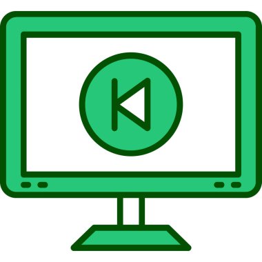 izleyici ikon vektör illüstrasyonu