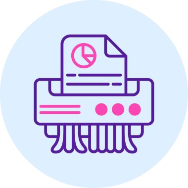 Data modern simgesinin vektör illüstrasyonu