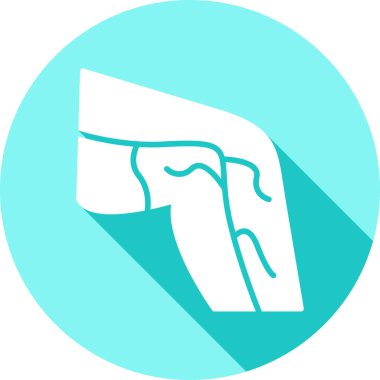 Tuvalet. Web simgesi basit illüstrasyon