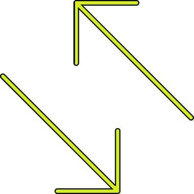 çerçeve okları ana hatlar biçiminde simge yukarı