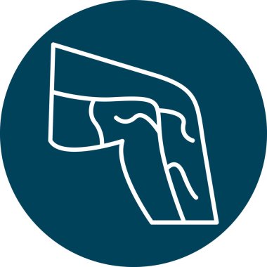 Harita işaretleyici simgesi. İnce çizgi tarzı tasarım. Vektör illüstrasyonu 10