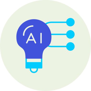 Ampul. Web simgesi basit tasarım