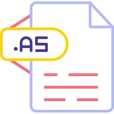 Modern bir dosya biçiminin vektör illüstrasyonuName