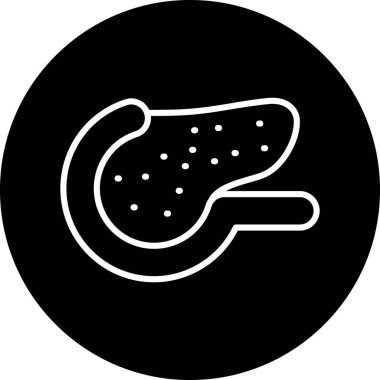 karaciğer simge vektör çizim