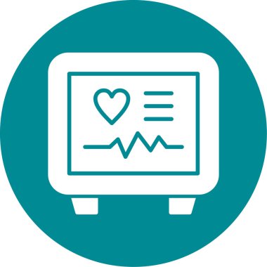 Tıbbi bir simgenin vektör illüstrasyonu